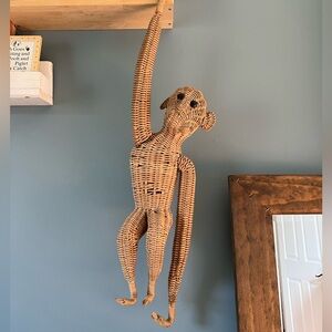 MCM Rattan / Wicker Monkey